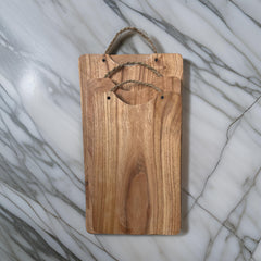 Twin Handle Wooden Cutting Board