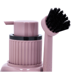 Cleaning Set, Dish Soap Dispenser Pump with Kitchen Scrub Brushes 3in1
