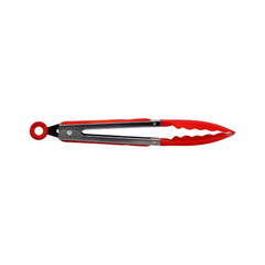 Nylon Food Tong Premium Locking Kitchen Tongs with Nylon Tips 23CM