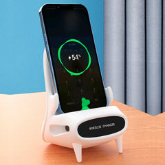 Portable Mini Chair Wireless Charger Phone Holder