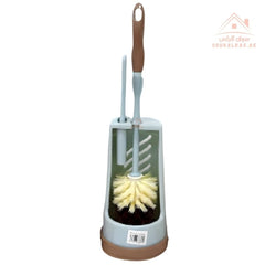 Venice Premium Toilet Brush with Holder – Deep Cleaning 360° Bristles | Hygienic Bathroom Cleaning Set | Assorted Colors