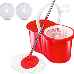 Venice Rotary Spin Mop Set with Bucket | 360° Rotating Cleaning System | Durable Plastic Spinner | Multi-Color Options