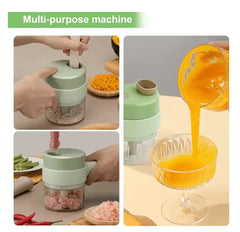 Portable Electric Food Chopper | Mini Garlic & Vegetable Cutter for Kitchen