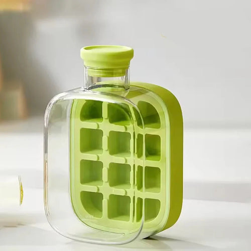 2 in 1 Ice Cube Tray with Bottle