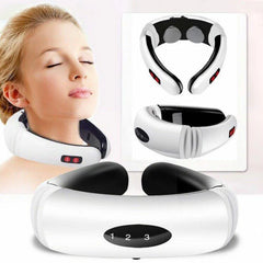 Electric Neck Massager with Heat Therapy – Portable Cervical Neck Relaxation & Pain Relief Device  Description: