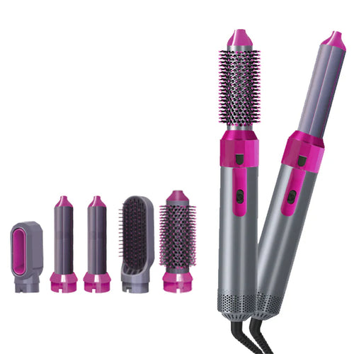 5-in-1 Hot Air Brush Styler | Hair Dryer, Volumizer & Multi-Function Hair Styling Tool