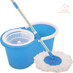 Venice Rotary Spin Mop Set with Bucket | 360° Rotating Cleaning System | Durable Plastic Spinner | Multi-Color Options